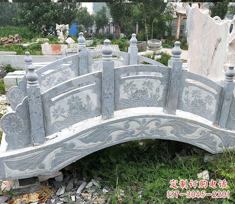张掖园林仿古石拱桥景观石雕 (3)
