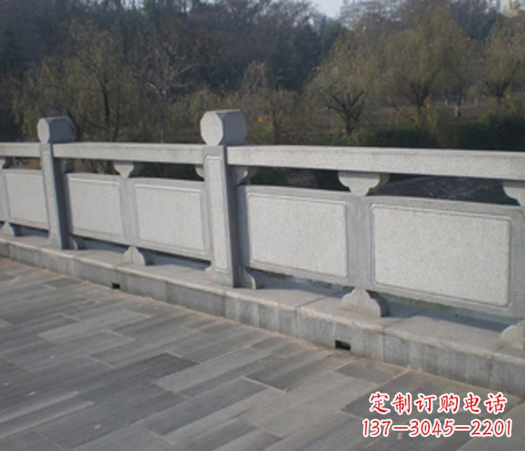 张掖园林仿古石栏板景观石雕 (7)