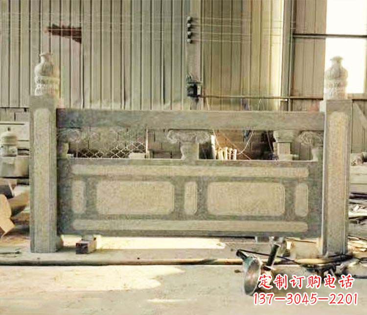 张掖园林仿古石栏板景观石雕