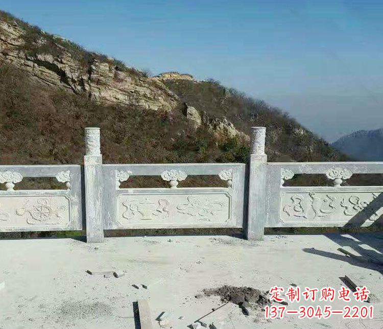 张掖园林仿古石栏板景观石雕_2 (3)