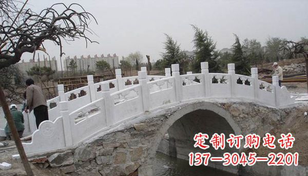 张掖园林汉白玉大桥栏板景观石雕