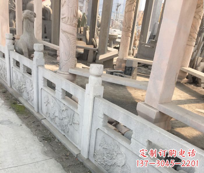 张掖园林景观大理石浮雕栏板石雕