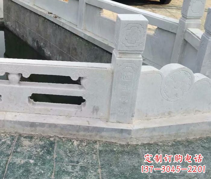 张掖园林景观大理石栏板雕塑 (7)