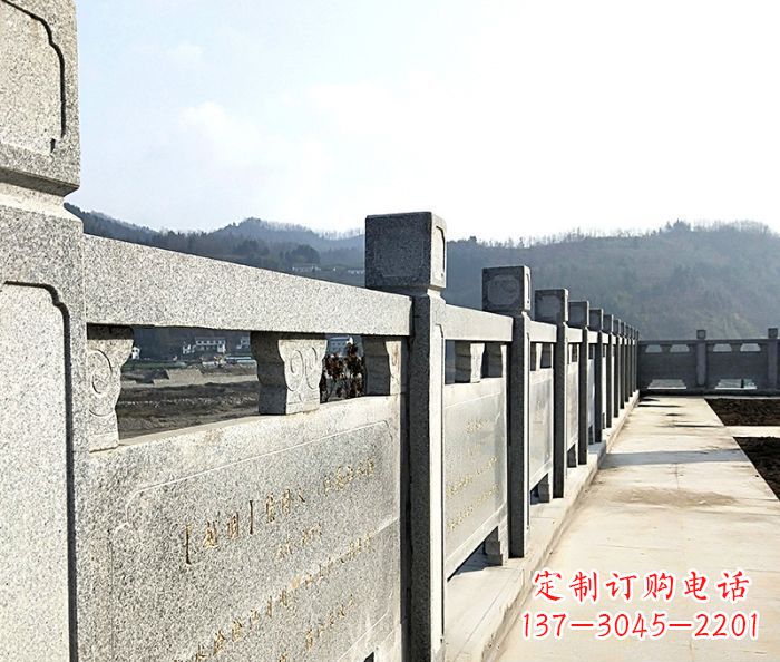 张掖园林景观大理石栏板石雕 (14)