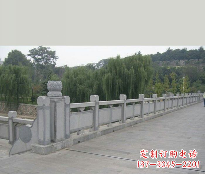 张掖园林景观大理石栏杆石雕 (4)