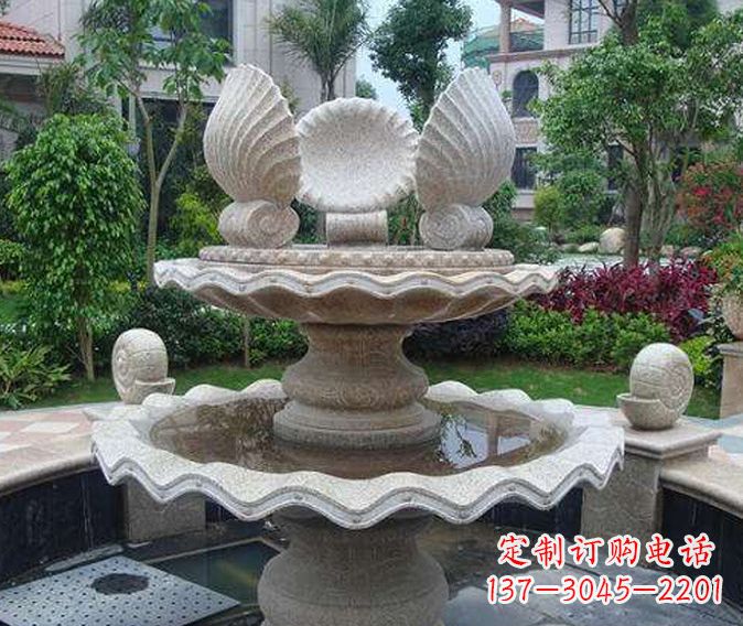 张掖园林景观多层喷泉石雕