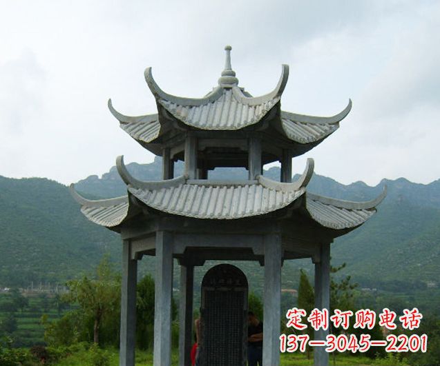 张掖园林景观仿古凉亭石雕