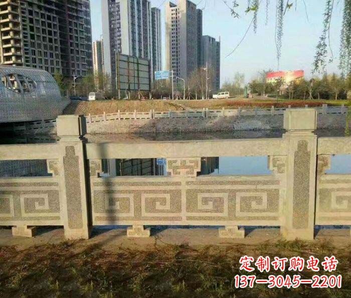 张掖园林景观仿古石雕栏板 (3)