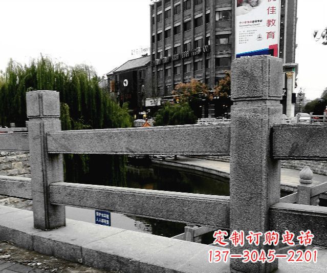 张掖园林景观仿古石雕栏板 (9)