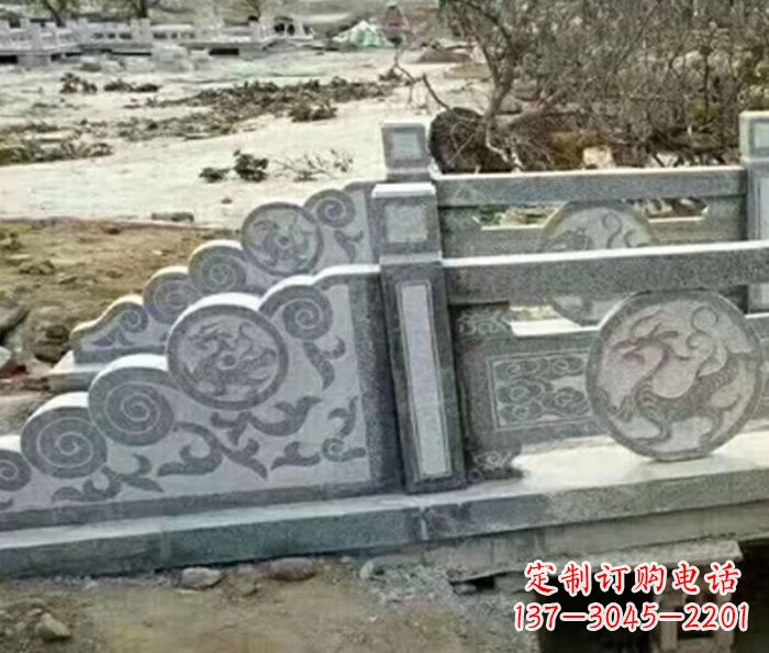 张掖园林景观仿古石雕栏板 (10)