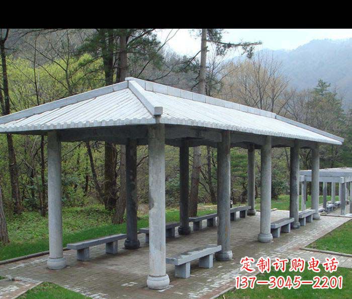 张掖园林景观仿古石雕长廊