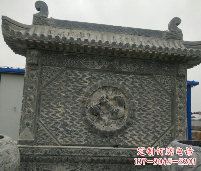 张掖园林景观仿古石雕影壁