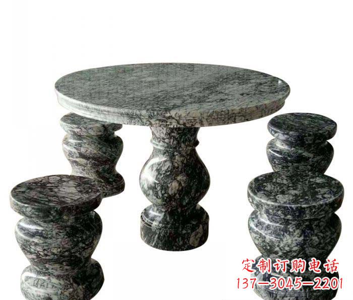 张掖园林景观圆形石桌凳