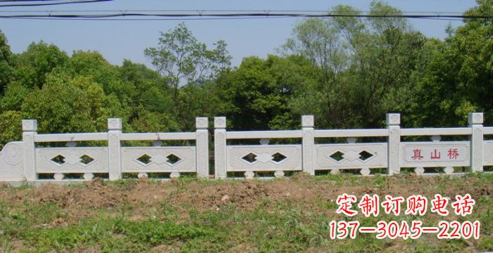 张掖园林景观真山桥石雕栏板 (2)
