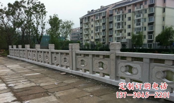 张掖园林景观真山桥石雕栏板 (3)