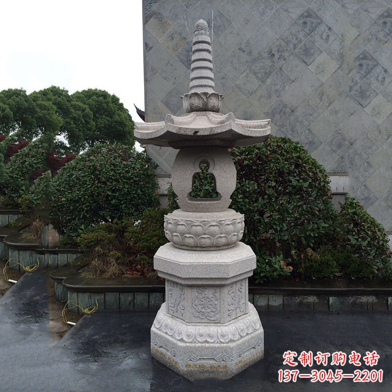 张掖园林石雕灯笼