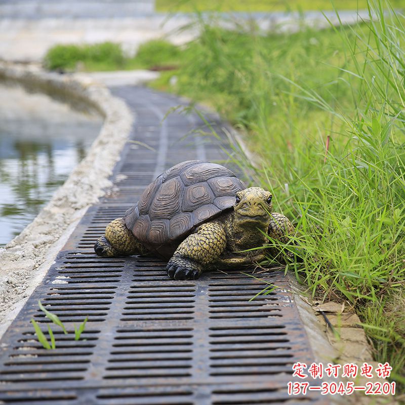 张掖园林水景动物仿真乌龟雕塑