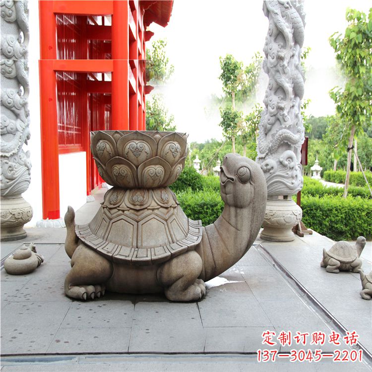 张掖长寿龟乌龟石雕