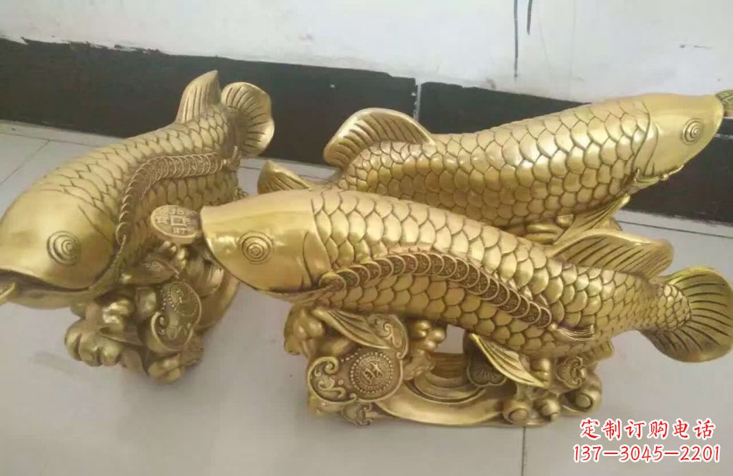 张掖招财金龙鱼雕塑