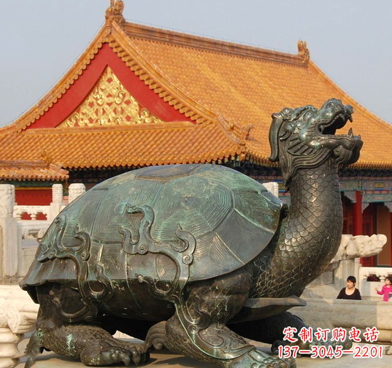 张掖招财龙龟铜雕塑
