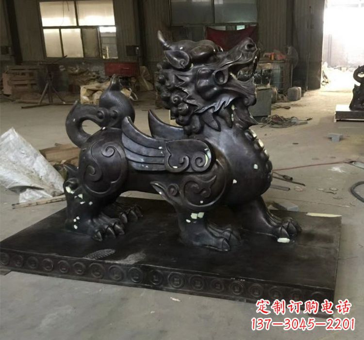 张掖招财貔貅铜雕