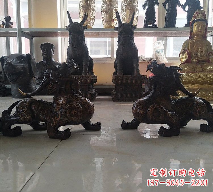 张掖招财辟邪貔貅铜雕