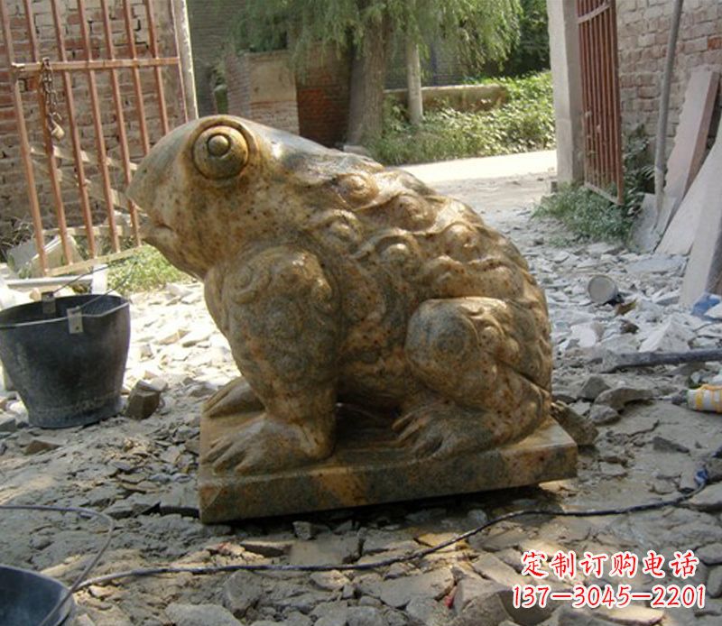 张掖招财青蛙石雕