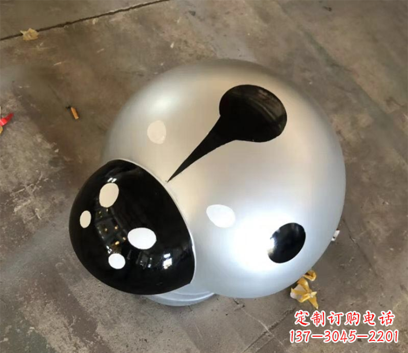 张掖瓢虫雕塑不锈钢